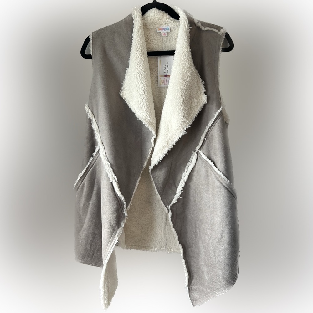 Faux Shearling Vest